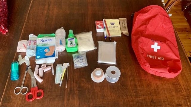 hiker first aid kit