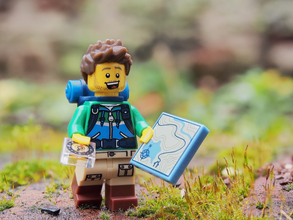 lego hiker figure